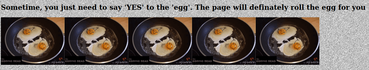 Say Yes To The Egg