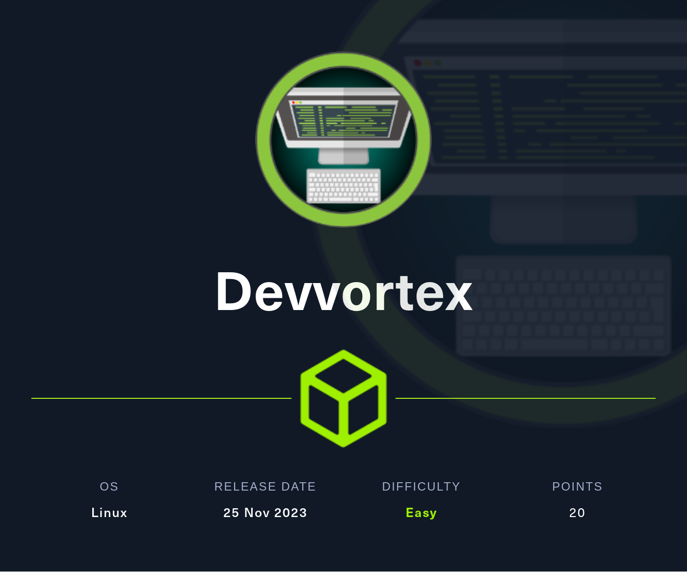 Hack The Box Walkthrough - Devvortex