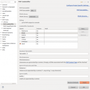 PHPsrc Configuration