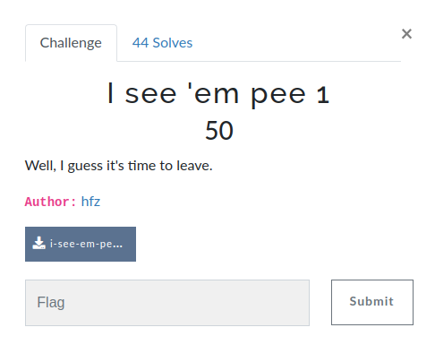 I See En Pee 1