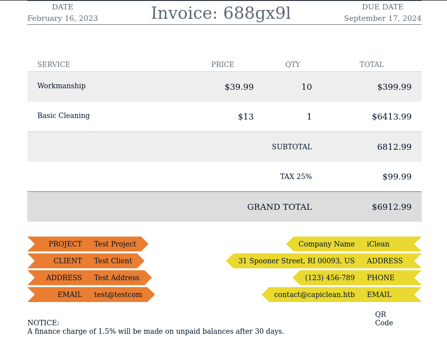 Invoice