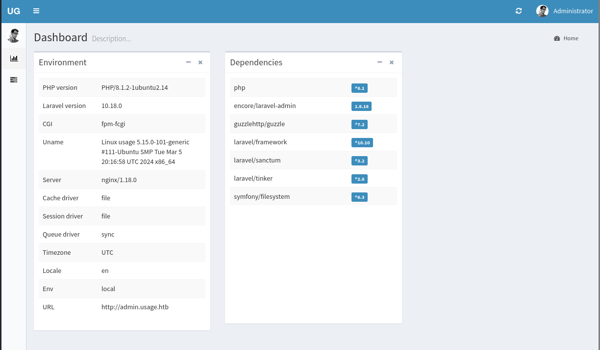 Admin Dashboard