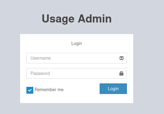 Admin Login