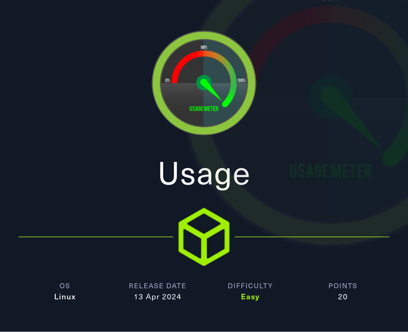 Hack The Box Walkthrough - Usage