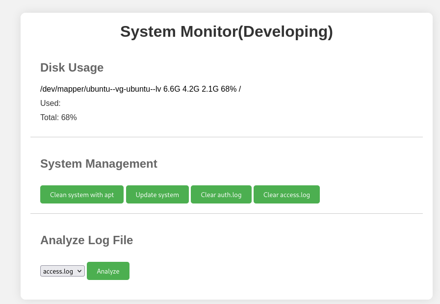 System Monitor