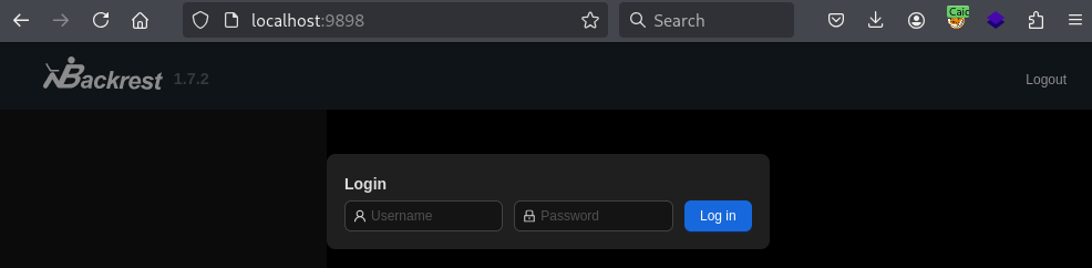 Backrest Login Backrest Login