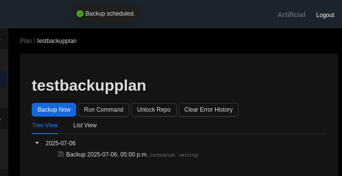 Backup Now Backup Now