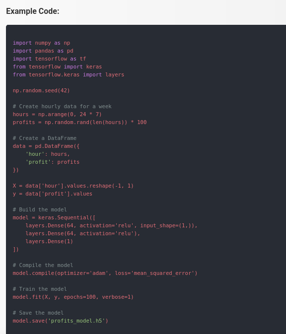 Example Code Example Code